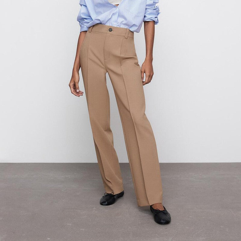 Vielseitige Stretch-Hose mit hohem Bund