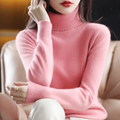 Damen Rollkragenpullover aus Wolle mit schmaler Passform | M&G